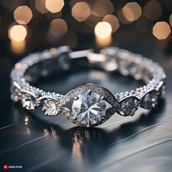 Firefly pure whole diamond bracelet design 66389 (1)