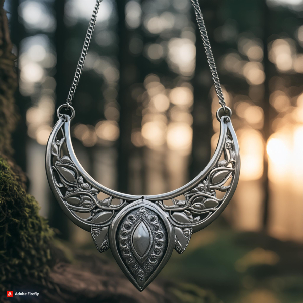 Firefly silver necklace design 66389 (1)